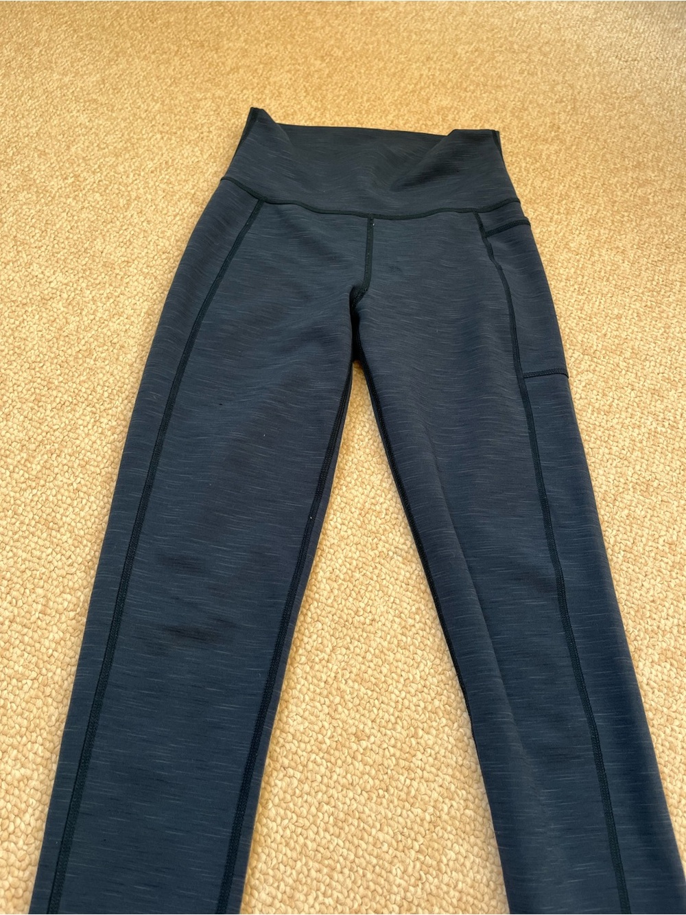 Sweaty Betty Navy The Super Sculpt 7/8 Leggings
